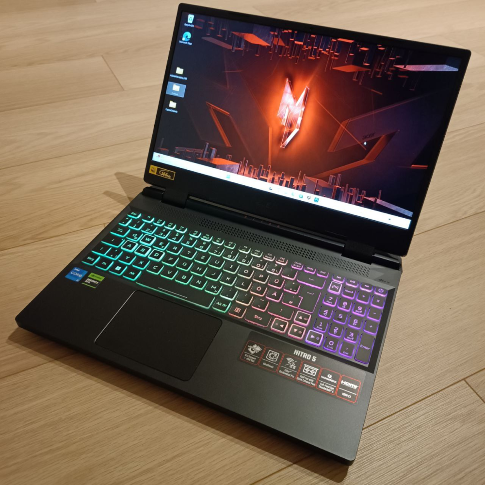 Ноутбук Acer Nitro! RTX 4060 8gb, i5-12450H, 16gb/512gb, 144Hz 15.6" FHD