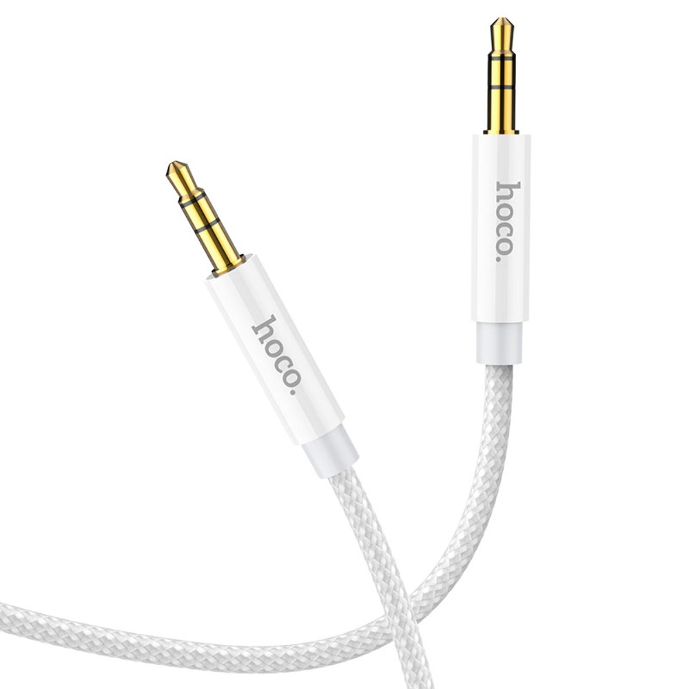 AUX кабель Hoco UPA19 Jack 3.5 to Jack 3.5 2m серый