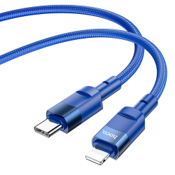 Кабель Hoco U106 Type-C to Lightning PD 1.2m blue Кабель Hoco U106 Type-C to Lightning PD 1.2m blue