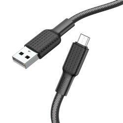Кабель Hoco X69 USB to MicroUSB 1m black white Кабель Hoco X69 USB to MicroUSB 1m black white
