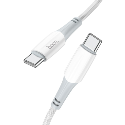 Кабель Hoco X70 Type-C to Type-C PD 60W 1m white Кабель Hoco X70 Type-C to Type-C PD 60W 1m white