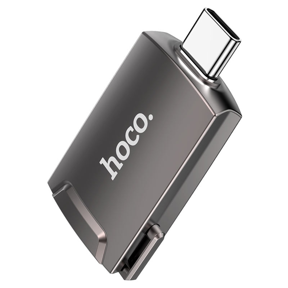 Адаптер переходник Hoco UA19 4K Type-C to HDMI (F) серый