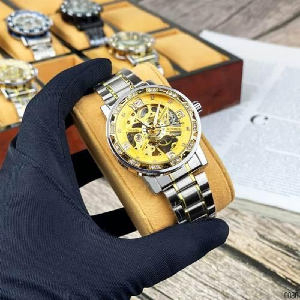 Forsining 8209 Silver-Gold