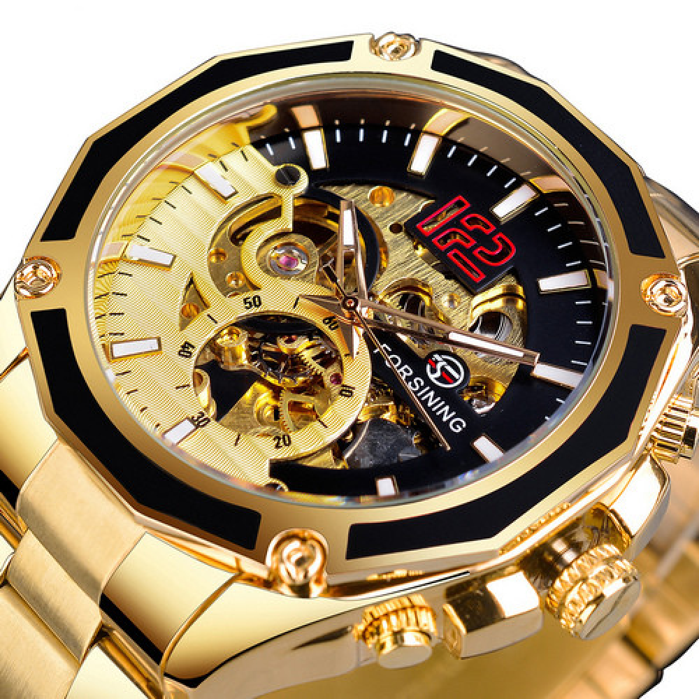 Forsining 8207 Gold-Black