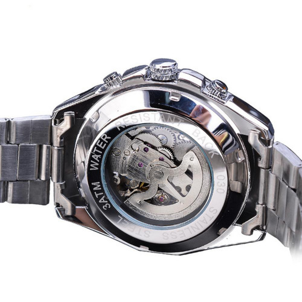 Forsining 8207 Silver-Black