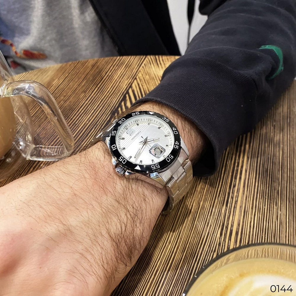 Forsining 8200 Silver-Black-White