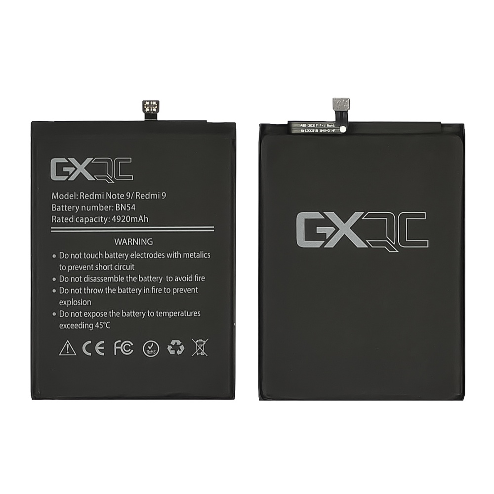 Аккумулятор GX BN54 для Xiaomi Redmi Note 9/ Redmi 9/ Redmi 10X