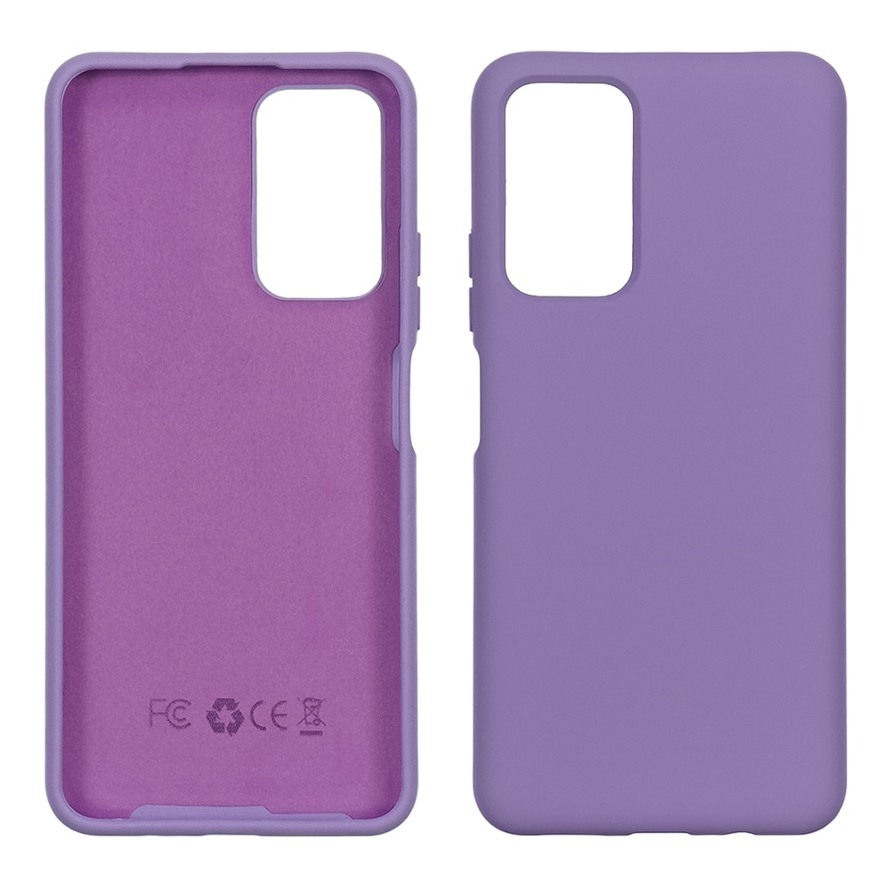 Чехол Full Nano Silicone Case для Xiaomi Redmi Note 11 Pro/ Redmi Note 11 цвет Pro+  03 светло-фиолетовый