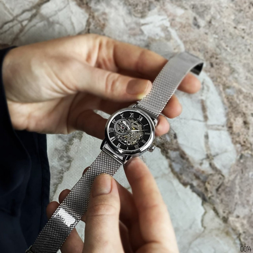 Forsining 8099 Silver-Black