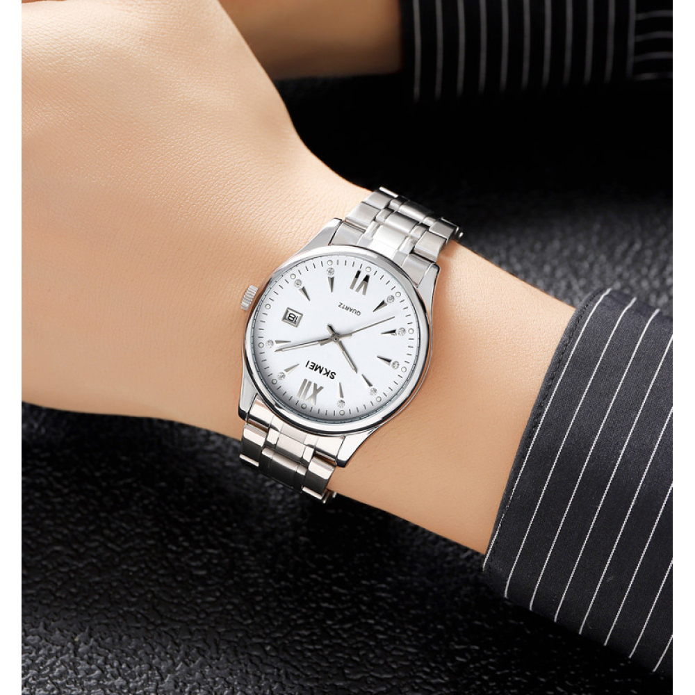 Skmei 2158SIWT Silver-White