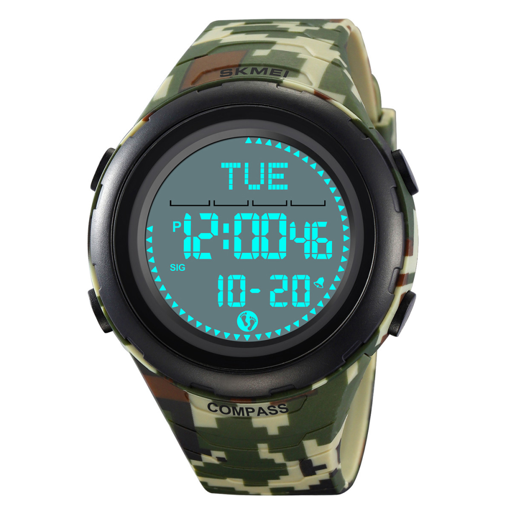 Skmei 2166CMGN Army Green Camouflage