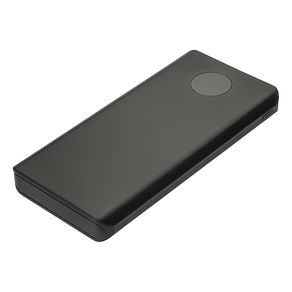 Power bank 10000mah чёрный c LED дисплеем отображающим уровень заряда батареи