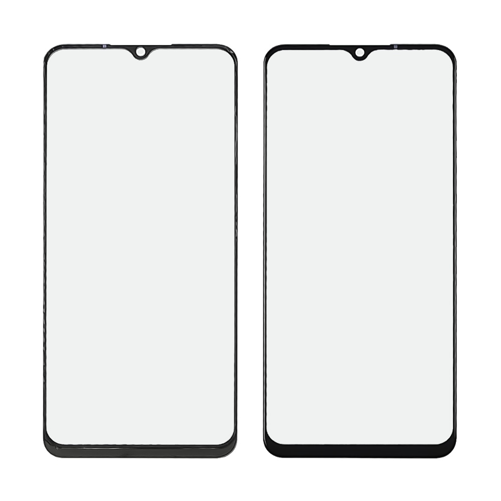 Стекло тачскрина с OCA плёнкой для Samsung A736 Galaxy A73 чёрное с олеофобным покрытием, закалённое
