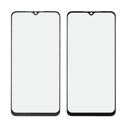 Стекло тачскрина с OCA плёнкой для Samsung A736 Galaxy A73 чёрное с олеофобным покрытием, закалённое