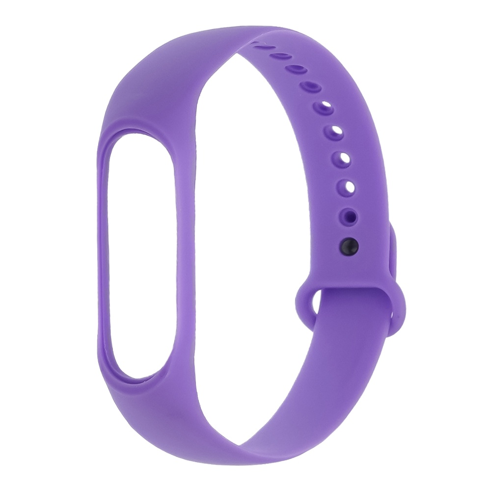 Ремешок силиконовый для Xiaomi Mi Band 3/ 4  33 сиреневый