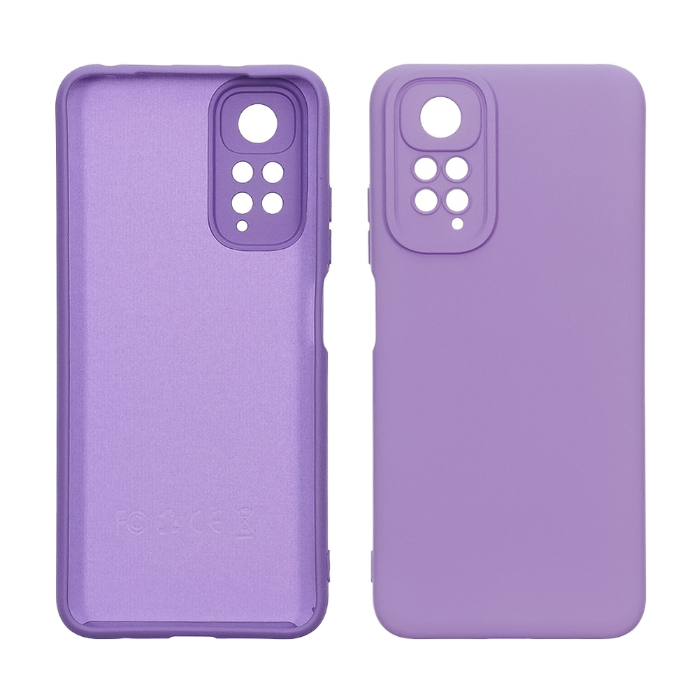 Чехол Full Nano Silicone Case для Xiaomi Redmi Note 11 (EUR 159.9 x 73.9 x 8.1 mm) цвет  03 светло-фиолетовый