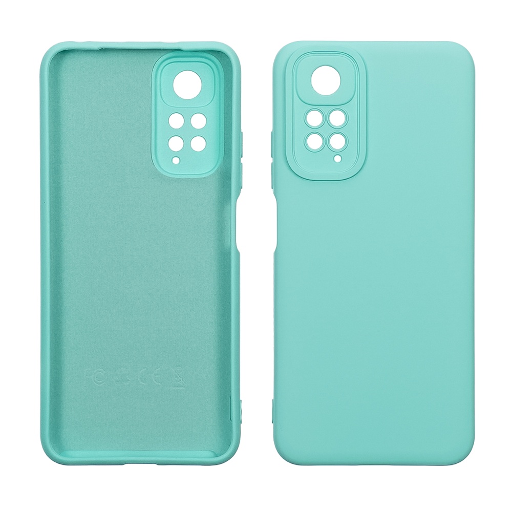 Чехол Full Nano Silicone Case для Xiaomi Redmi Note 11 (EUR 159.9 x 73.9 x 8.1 mm) цвет  04 мятный