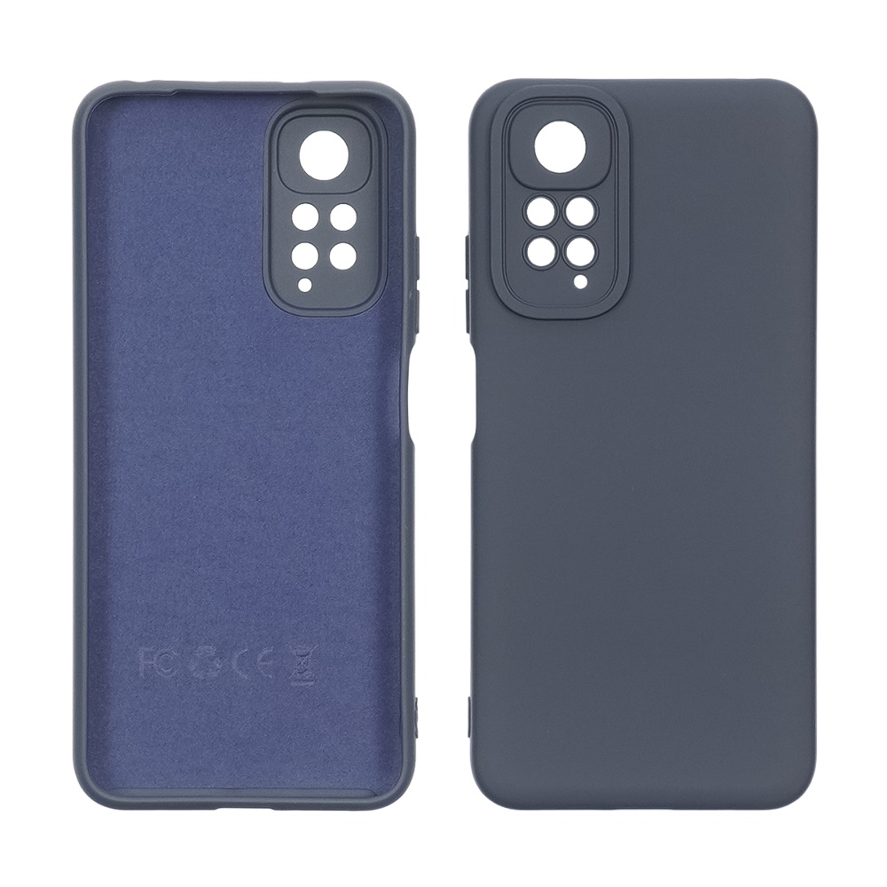 Чехол Full Nano Silicone Case для Xiaomi Redmi Note 11 (EUR 159.9 x 73.9 x 8.1 mm) цвет  17 темно-синий