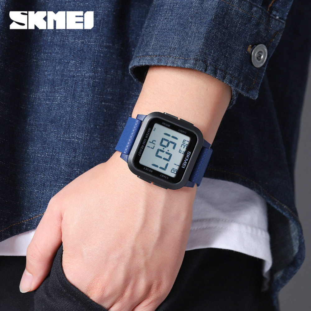 Skmei 1894BUWT Black-Blue-White SALE