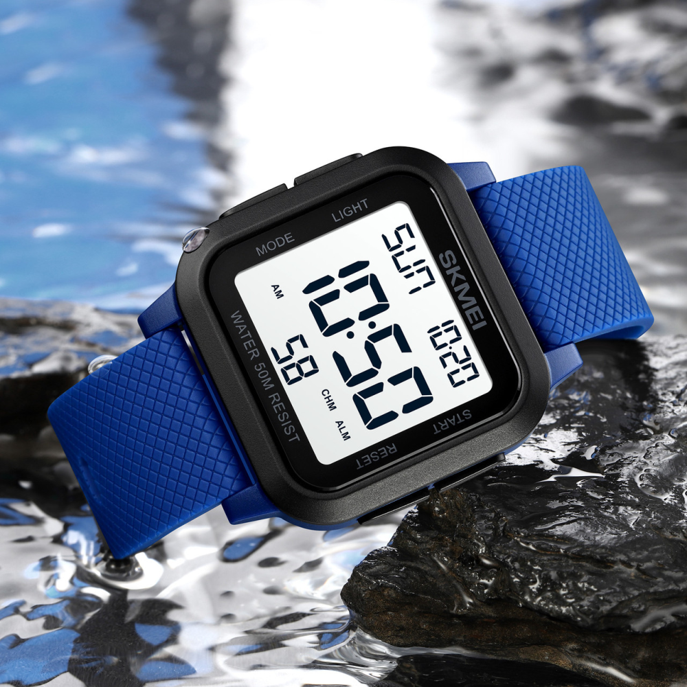 Skmei 1894BUWT Black-Blue-White SALE