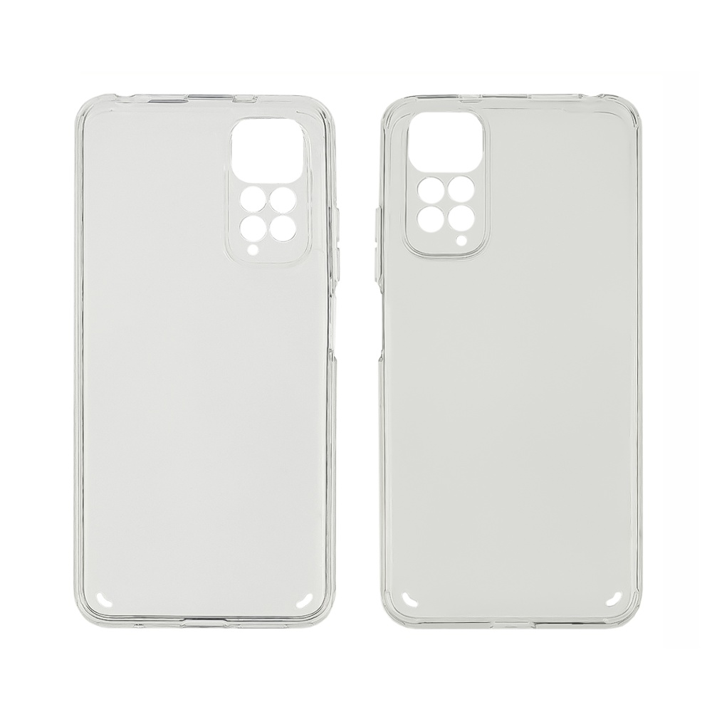 Чехол clear protective with frame для Xiaomi Redmi Note 11 (EUR 159.9 x 73.9 x 8.1 mm) прозрачный Люкс