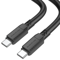 Кабель Borofone BX81 Type-C to Type-C PD 60W 1m black