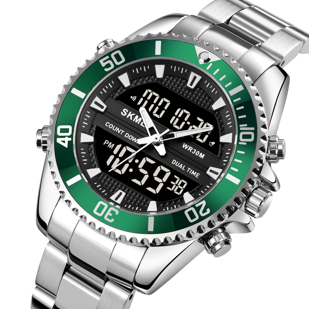 Skmei 1850SIGN Silver-Green SALE