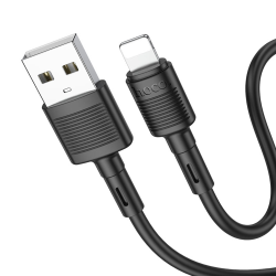 Кабель Hoco X83 USB to Lightning 1m black