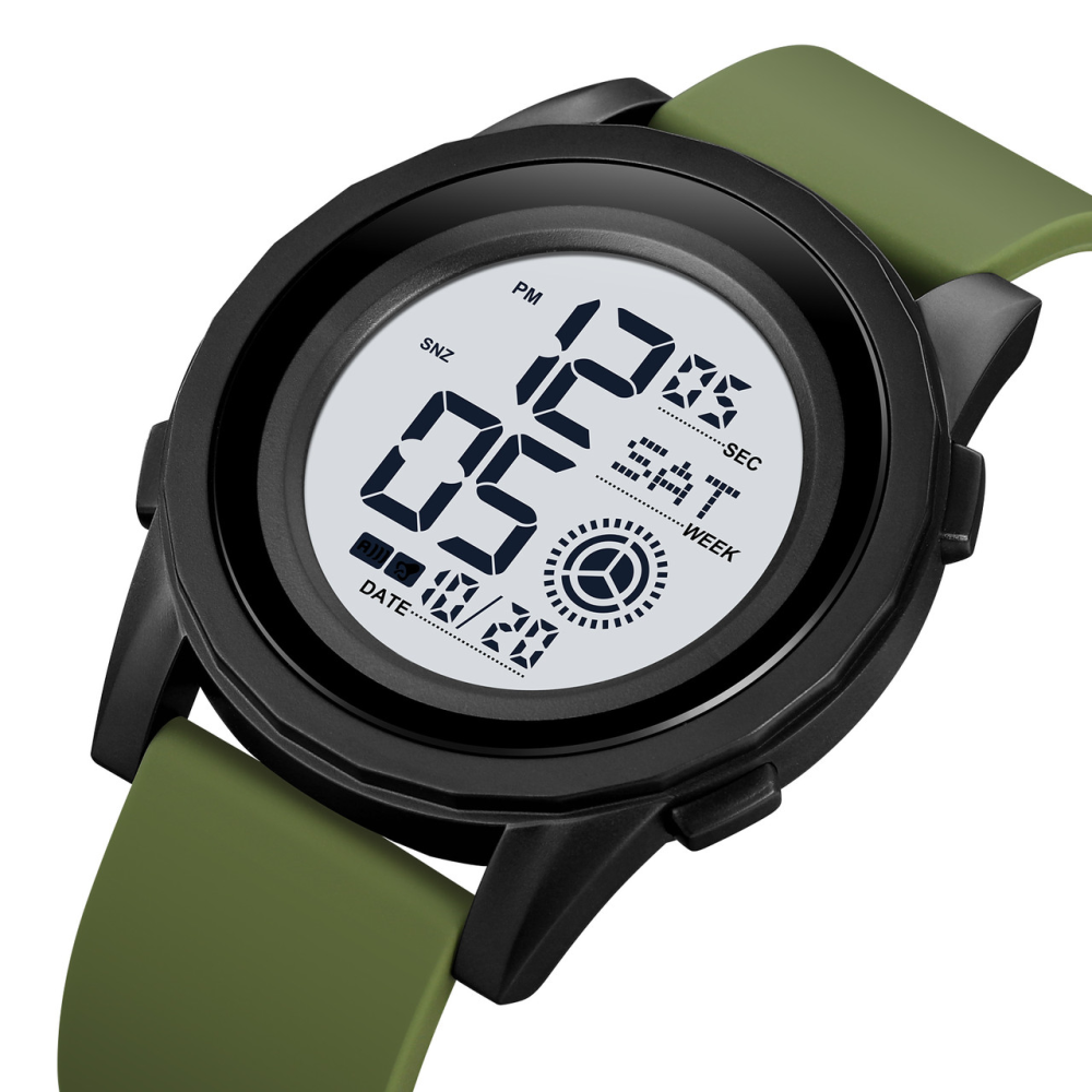 Skmei 2082AGWT Army Green White SALE