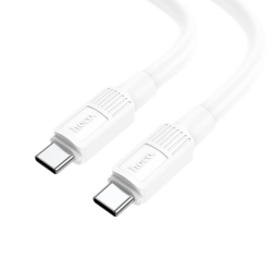 Кабель Hoco X84 Type-C to Type-C PD 60W 1m white Кабель Hoco X84 Type-C to Type-C PD 60W 1m white