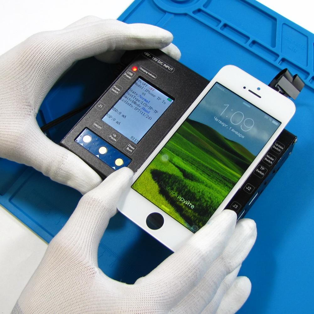 Дисплей для Apple iPhone 5 с белым тачскрином HC