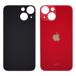 Заднее стекло корпуса для Apple iPhone 13 Red (красное) (Big hole) Заднее стекло корпуса для Apple iPhone 13 Red (красное) (Big hole)
