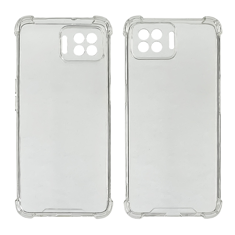 Чехол TPU shockproof angle для Oppo F17 прозрачный