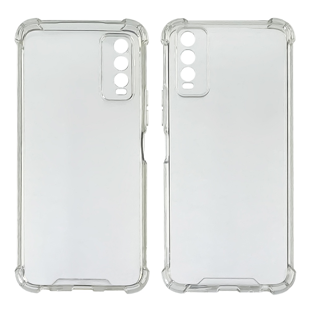 Чехол TPU shockproof angle для Vivo Y20 прозрачный