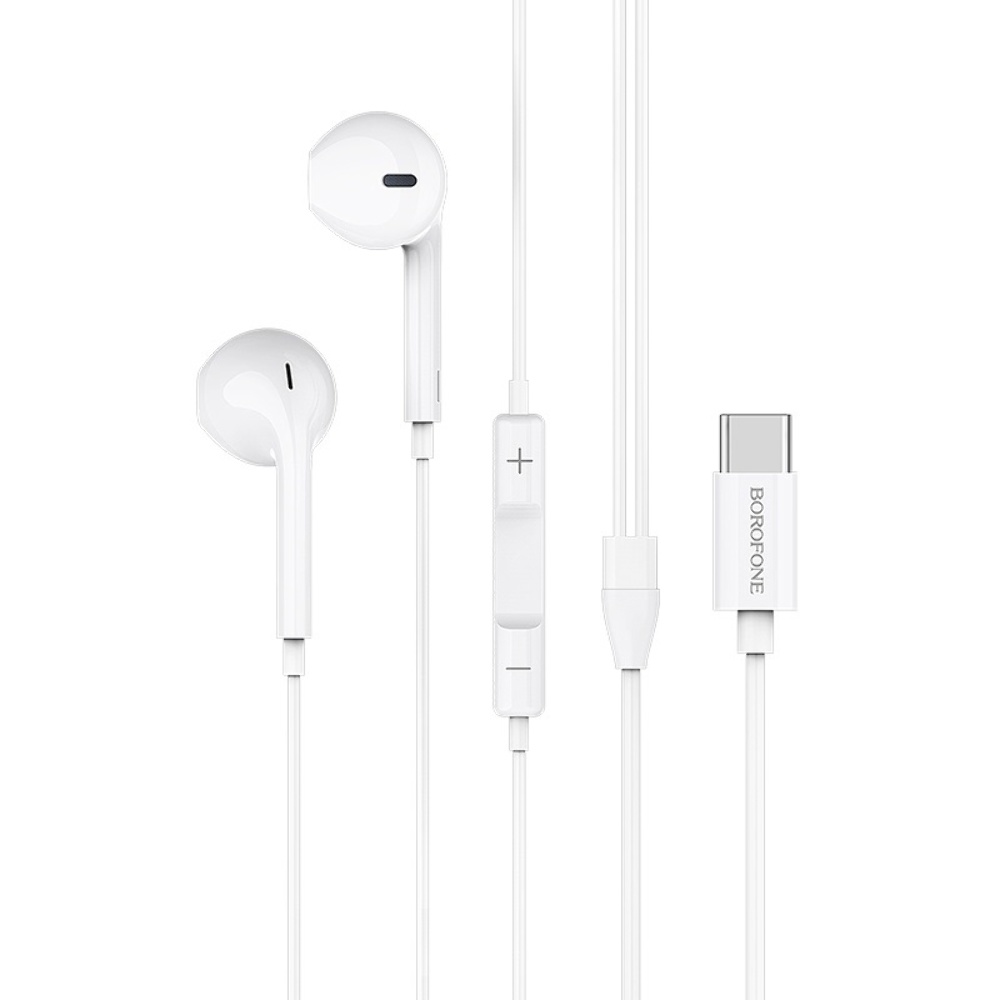 Наушники вкладыши Borofone BM27 Type-C white