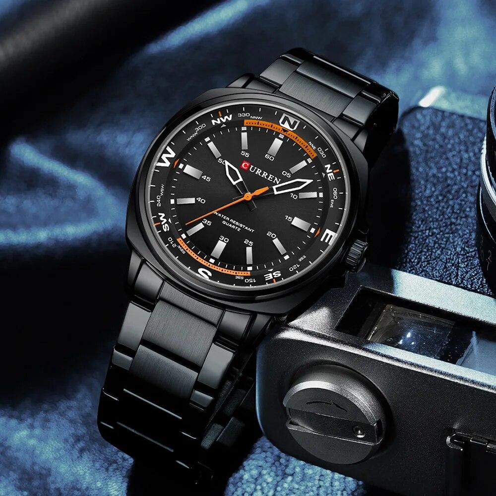 Curren 8455 All Black
