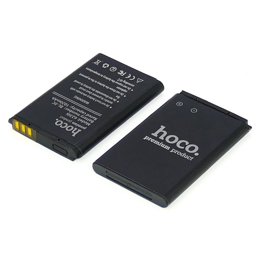 Аккумулятор Hoco BL-5C для Nokia 2300/ 3100/ 5030/ 6230/ 6230i/ 6600/ 6630/ C1-00/ C2-00/ E50/ N70/ N71/ N72/ X2-01