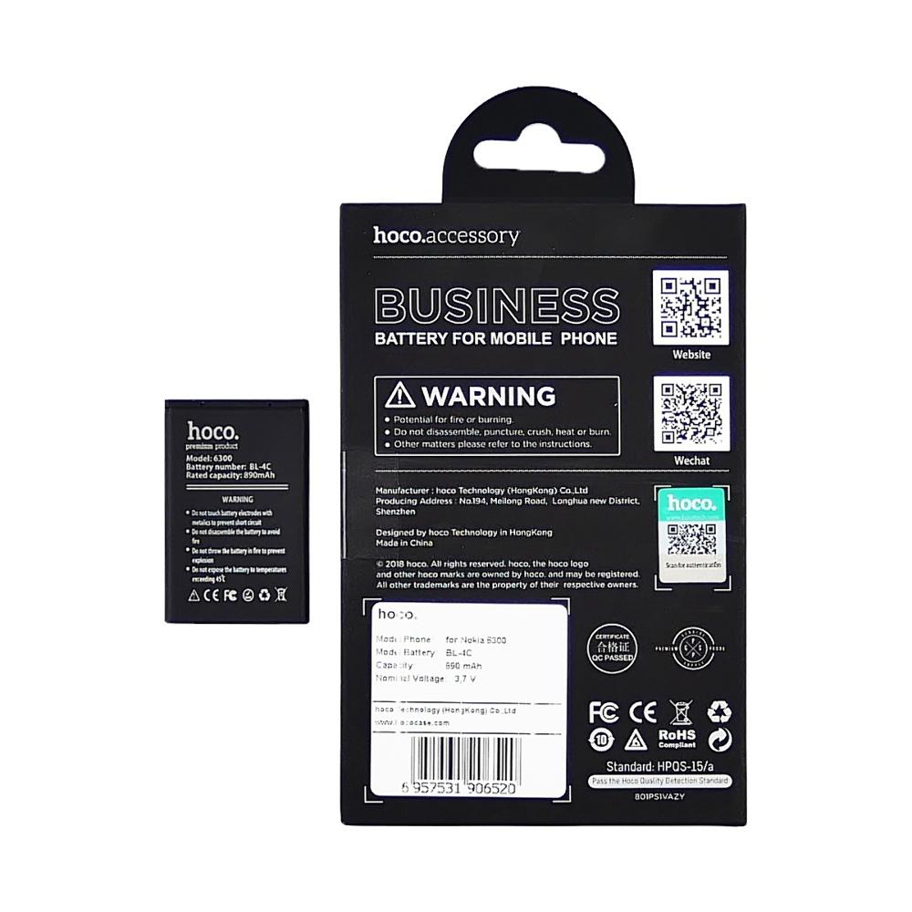 Аккумулятор Hoco BL-4C для Nokia 6300/ 5100/ 6100/ 6260/ 7200/ 7270/ 7610/ X2-00/ C2-05