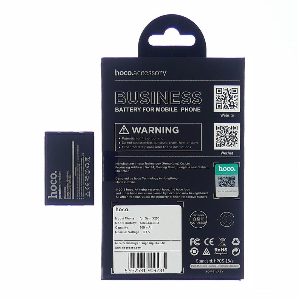 Аккумулятор Hoco AB463446BU для Samsung X200/ B110/ B130/ C140/ C160/ C240/ C300/ C3010/ C3520/ C5010