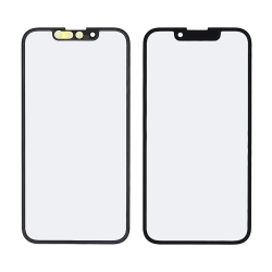 Стекло тачскрина с OCA плёнкой для Apple iPhone 13 Pro чёрное с олеофобным покрытием, закалённое