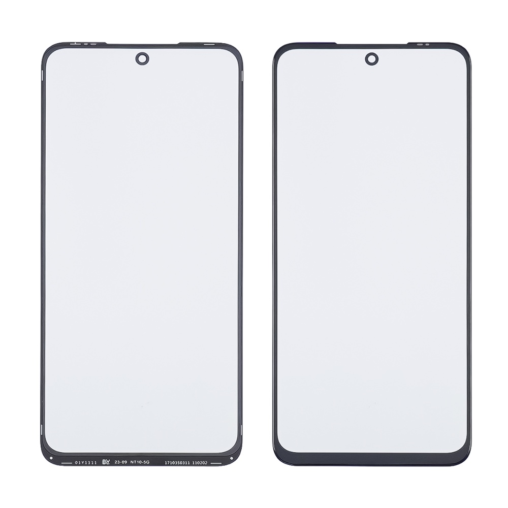 Стекло тачскрина с OCA плёнкой для Xiaomi Poco M4 Pro 5G чёрное с олеофобным покрытием, закалённое