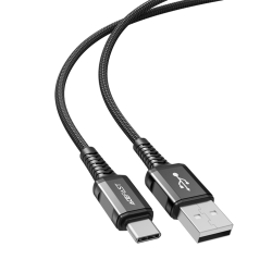 Кабель Acefast C1-04 USB to Type-C 1.2m black