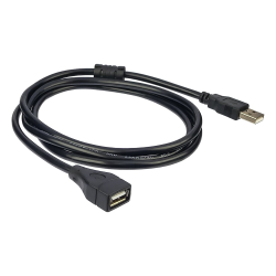 Кабель удлинитель USB to USB (F) 3m black
