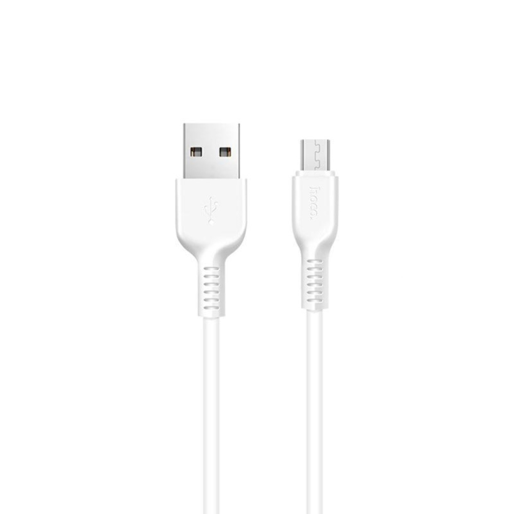 Кабель Hoco X20 USB to MicroUSB 1m white
