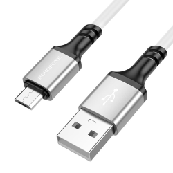 Кабель Borofone BX83 USB to MicroUSB 1m white
