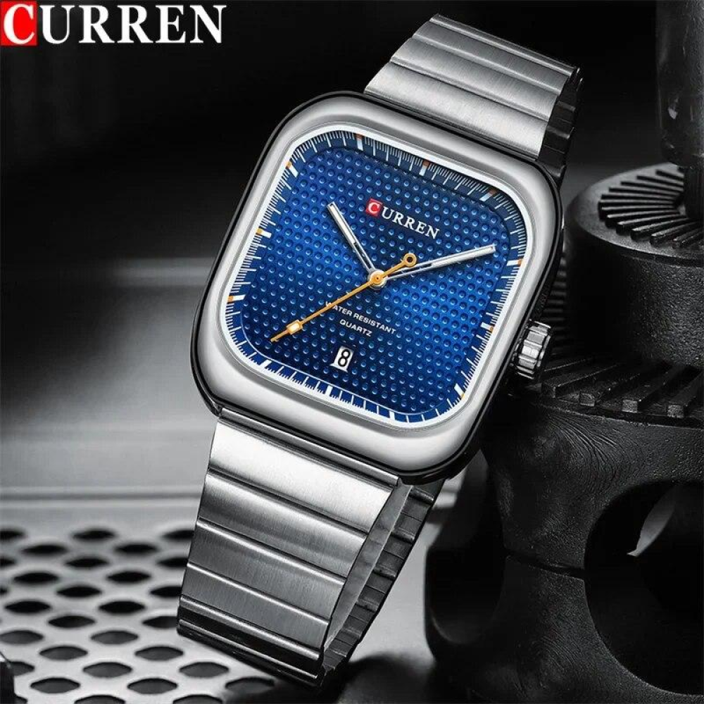 Curren 8460 Silver-Blue
