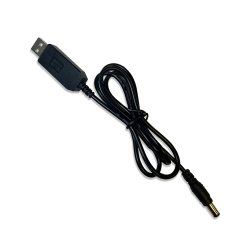 Кабель USB для роутера с преобразователем напряжения 5V-12V USB - DC 5.5x2.5 0.5A 1m черный Кабель USB для роутера с преобразователем напряжения 5V-12V USB - DC 5.5x2.5 0.5A 1m черный