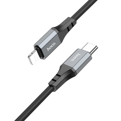 Кабель Hoco X86 Type-C to Lightning PD 1m black Кабель Hoco X86 Type-C to Lightning PD 1m black