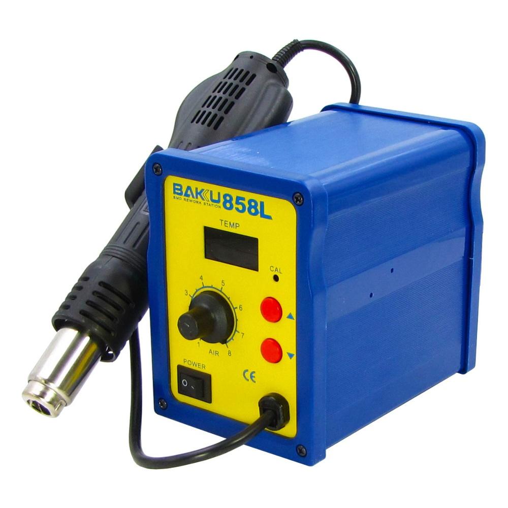 Паяльная станция Baku BK858L, фен с цифровым блоком регулировки (220V, 700W)