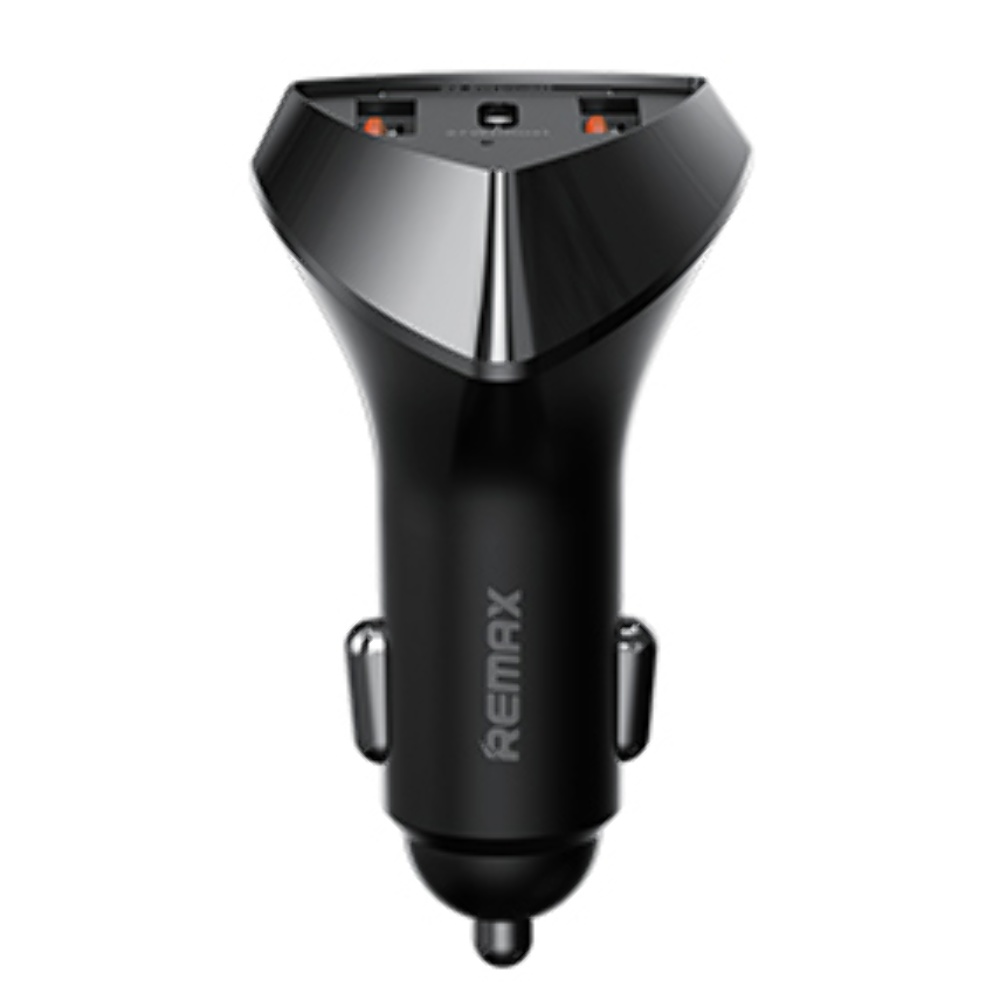 Автомобильное зарядное устройство Remax RCC-323 2 USB/ Type-C QC PD 49.5W черное